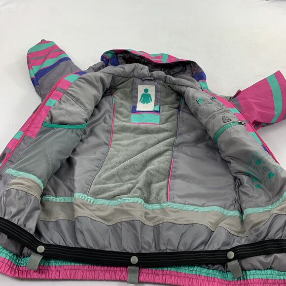 $169 M3 Millennium Three Lana Snowboard Jacket Size Large Youth Pink Gray Skiing - Picture 7 of 9